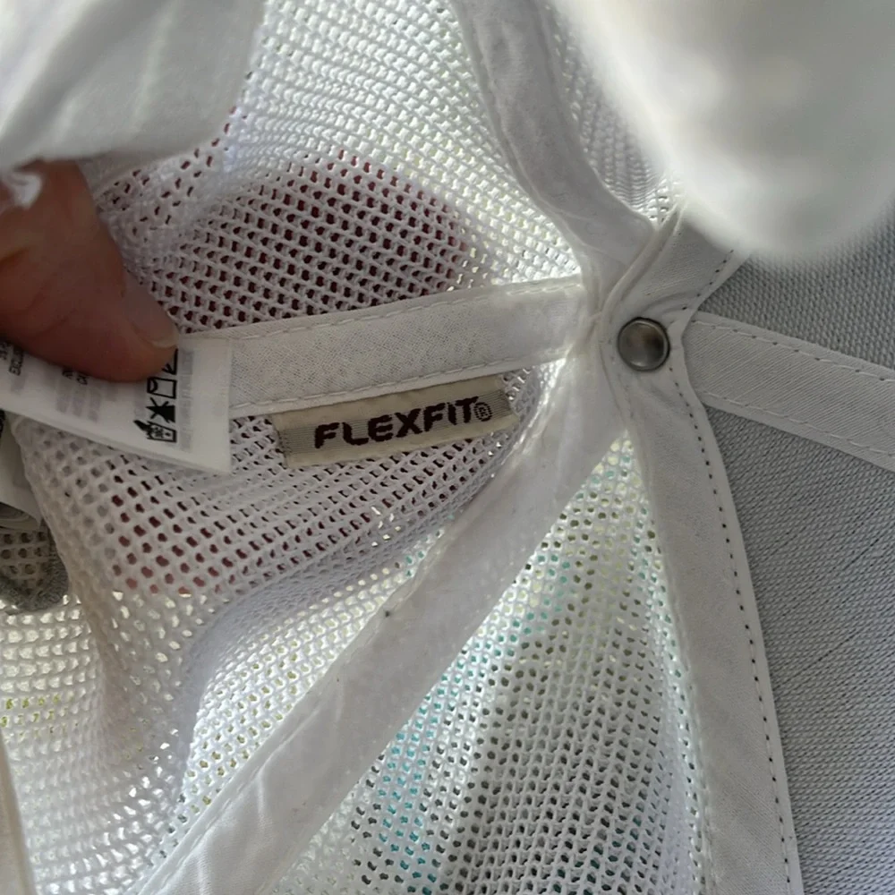 Colombia PFG FLEXFIT Fish Flag Mesh Baseball hat cap  EUC
